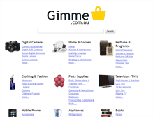 Tablet Screenshot of gimme.com.au