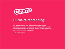Tablet Screenshot of gimme.co.uk
